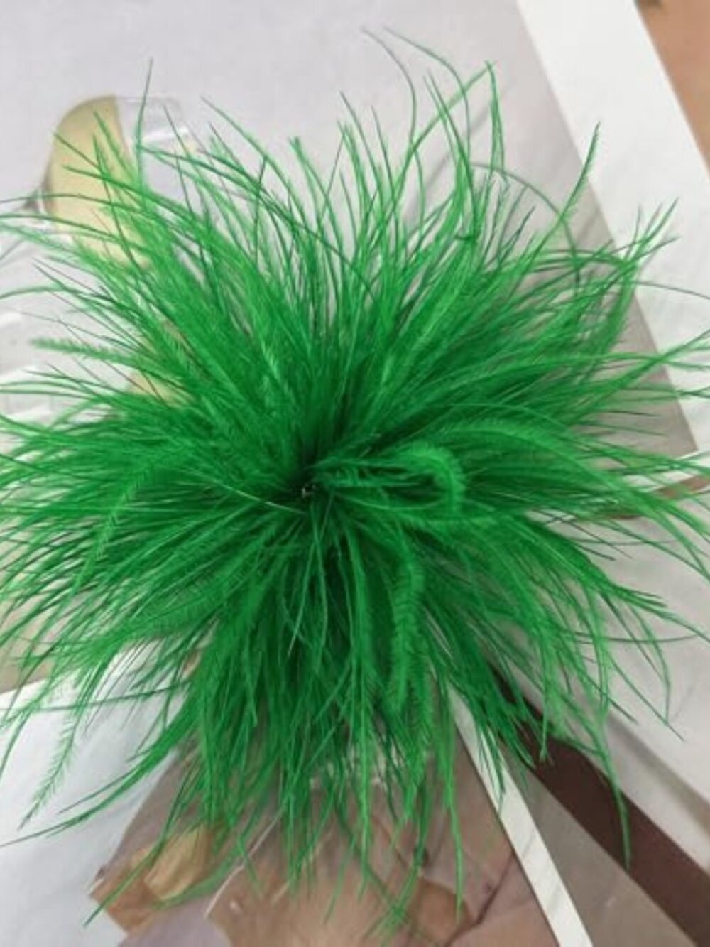 New - Dainty Feather Flower Large Brooch‎ Pin for Women Men Elegant Oversized